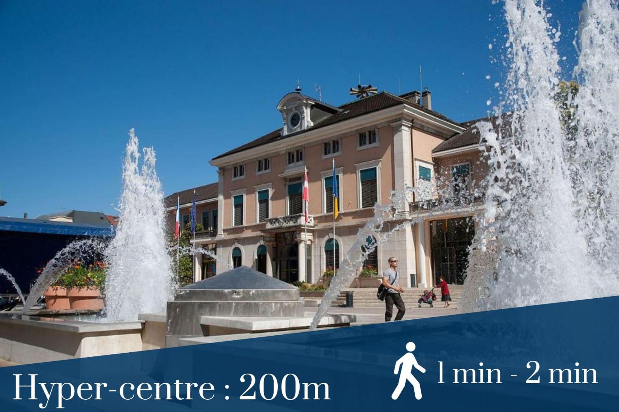Homey Forest - Hypercentre - Proche Gare Et Tram - Wifi & Netflix Annemasse Exterior photo
